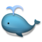 Spouting Whale emoji on LG